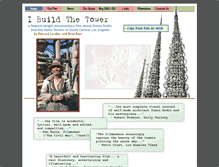 Tablet Screenshot of ibuildthetower.com